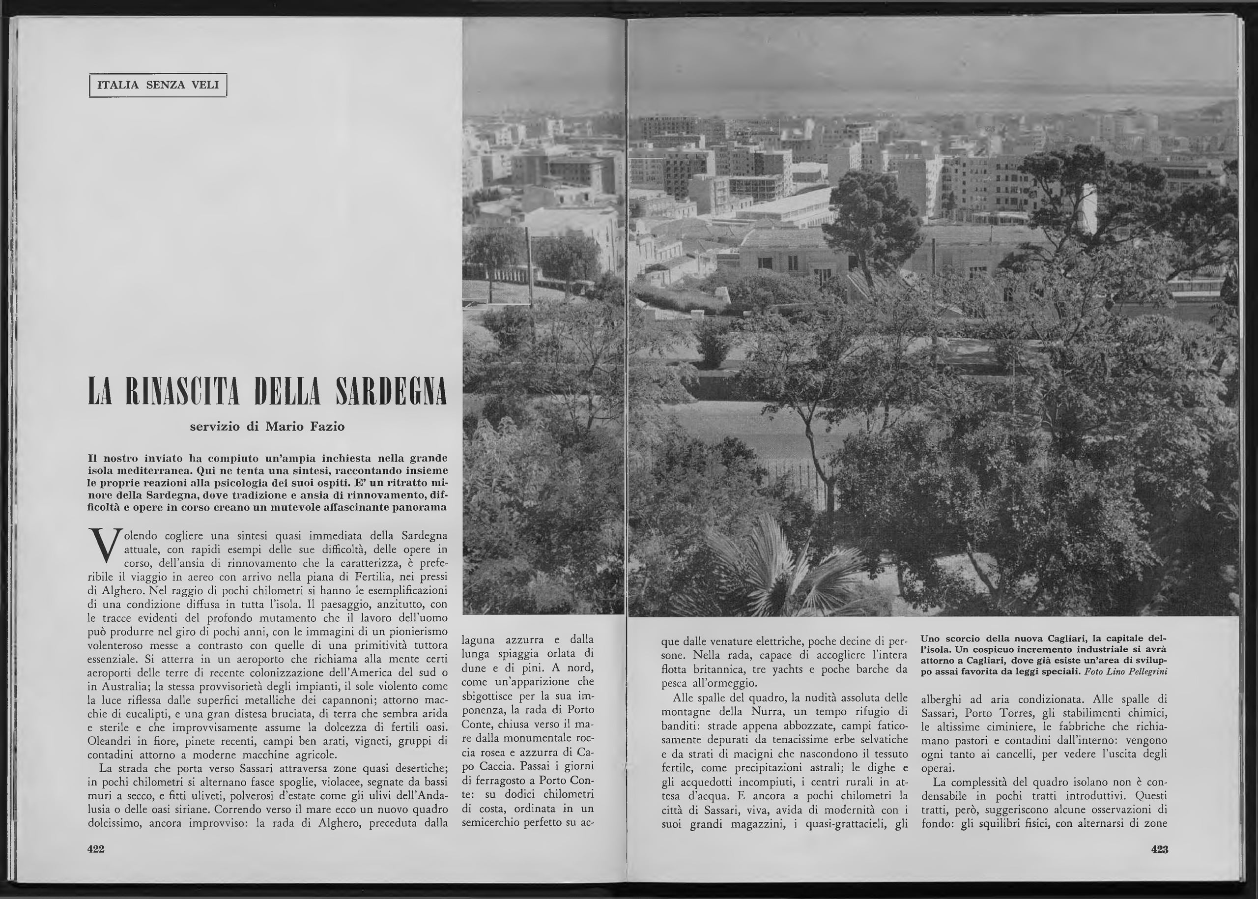 La rinascita della Sardegna, Vie d'Italia. aprile e giugno 1965