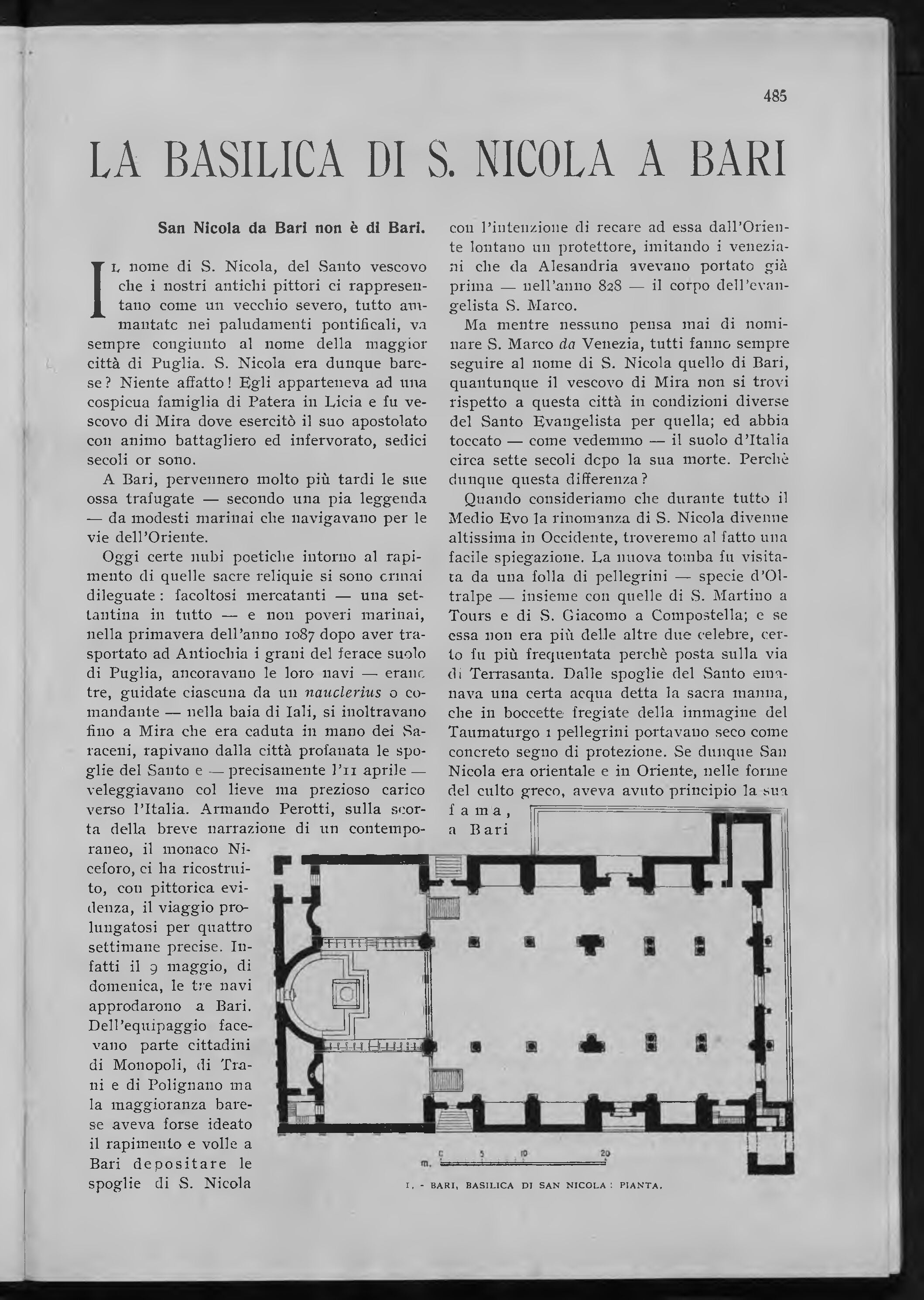 Un articolo pubblicato sulle Vie d'Italia, maggio 1924