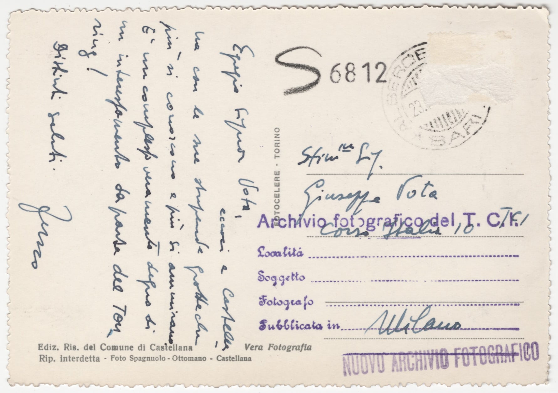 Castellana Grotte, ca. 1950