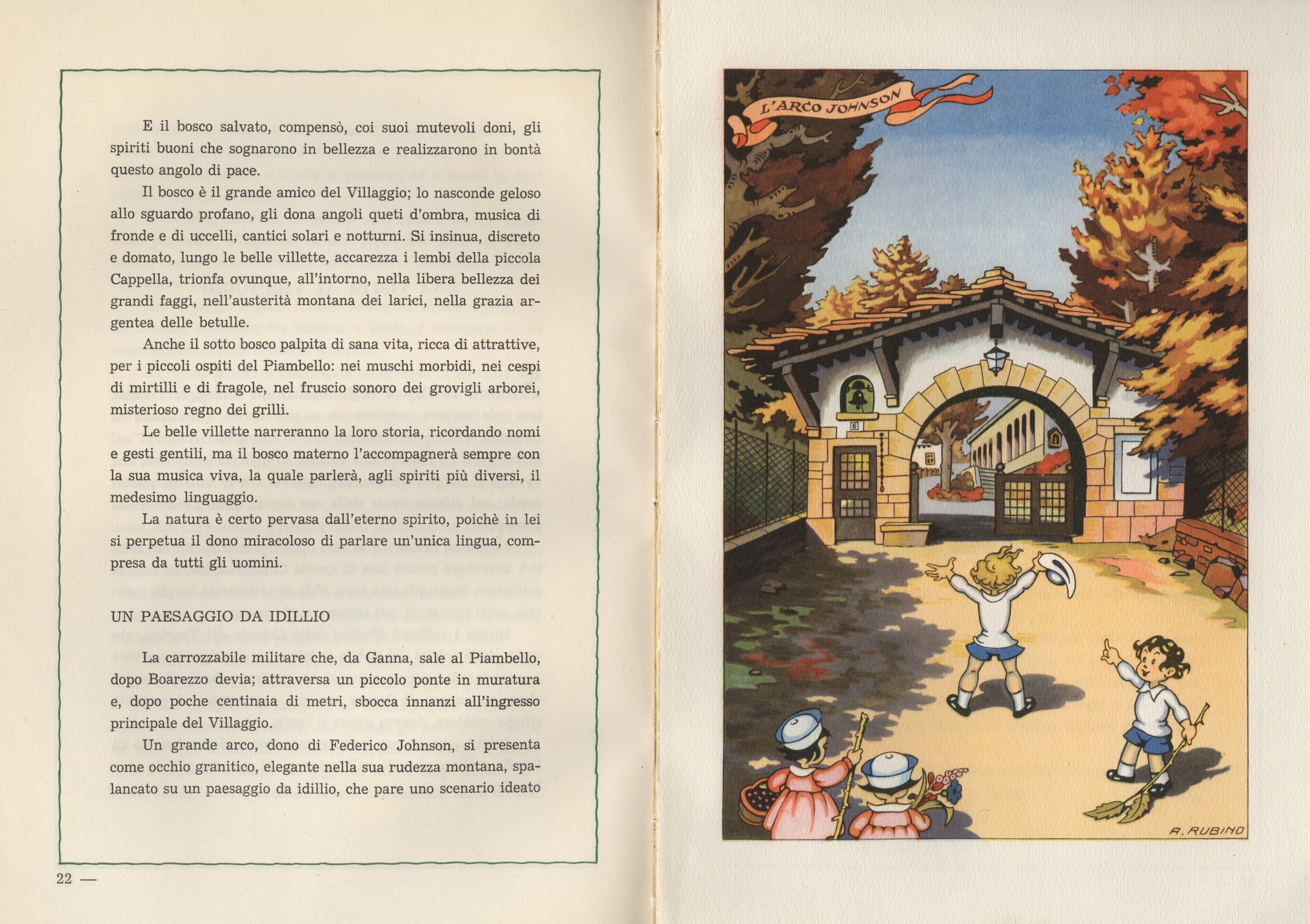 Il sogno di tre betulle, una favola illustrata sul Villaggio Alpino